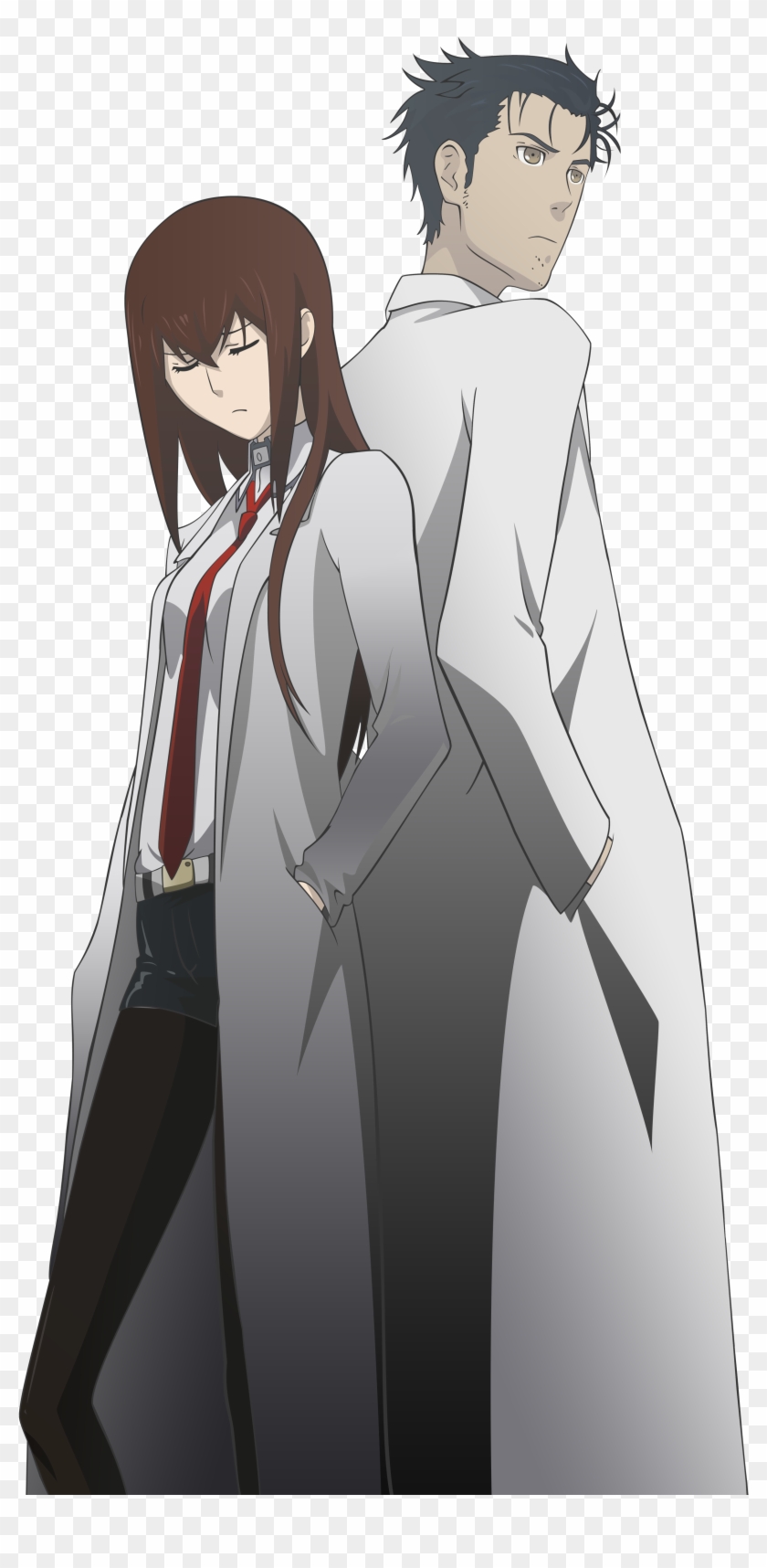 Image - Hououin Kyouma And Makise Kurisu Clipart