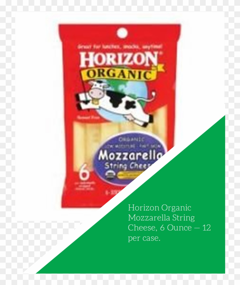 Horizon Organic Mozzarella String Cheese, 6 Ounce 12 - Organic String Cheese Clipart