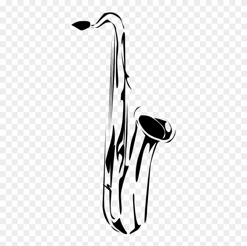 Tribal Saxophone Clipart