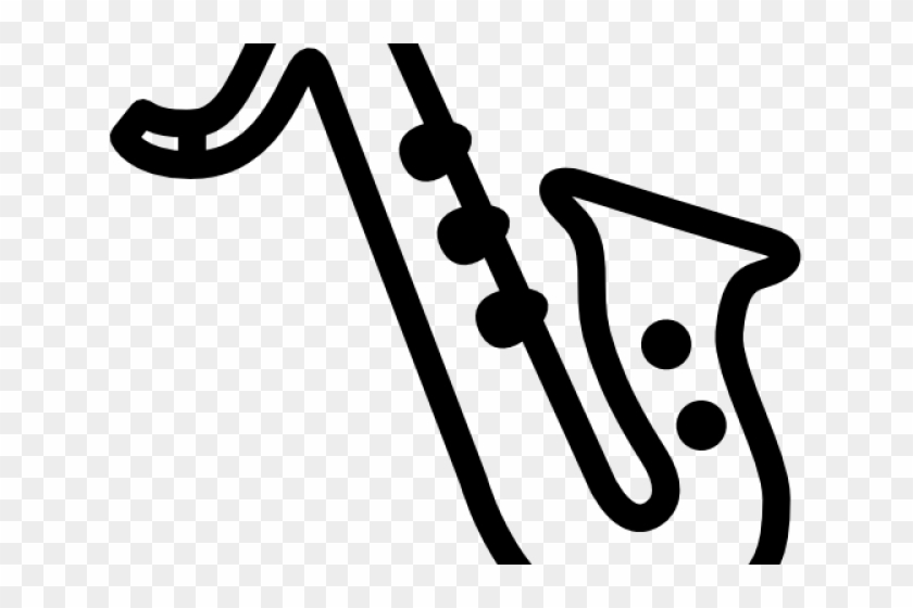 Saxophone Clipart Simple - Icon Saxophone Png Transparent Png #4776571