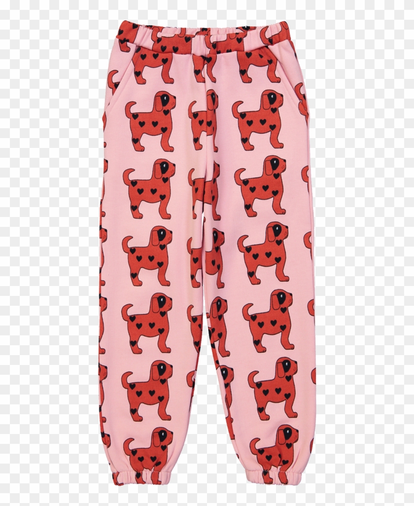 Hugo Loves Tiki Red Dogs Sweatpants - Pajamas Clipart