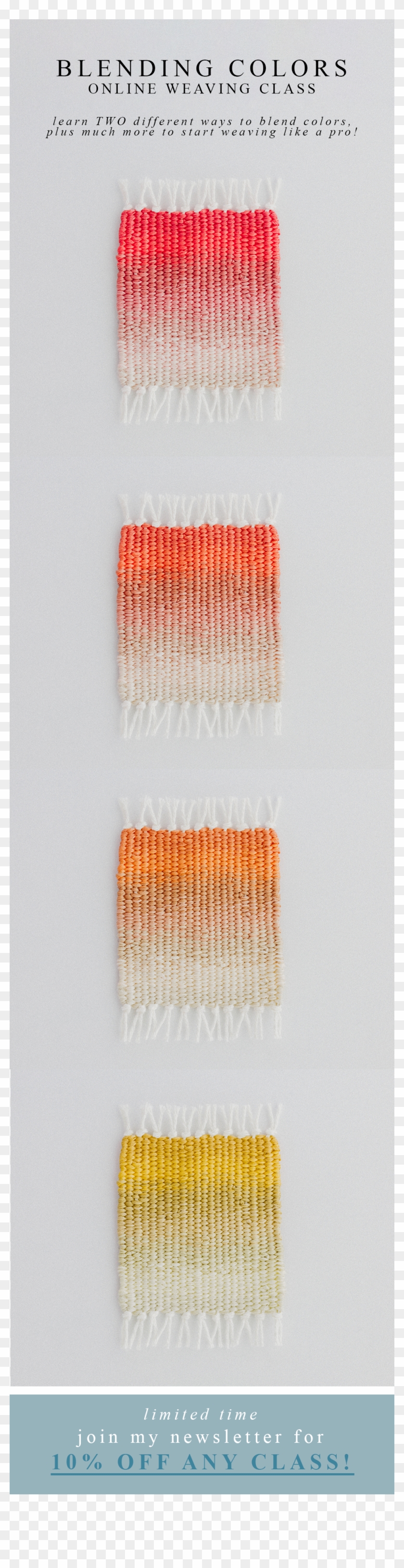 Weaving Gradient Colour - Thread Clipart