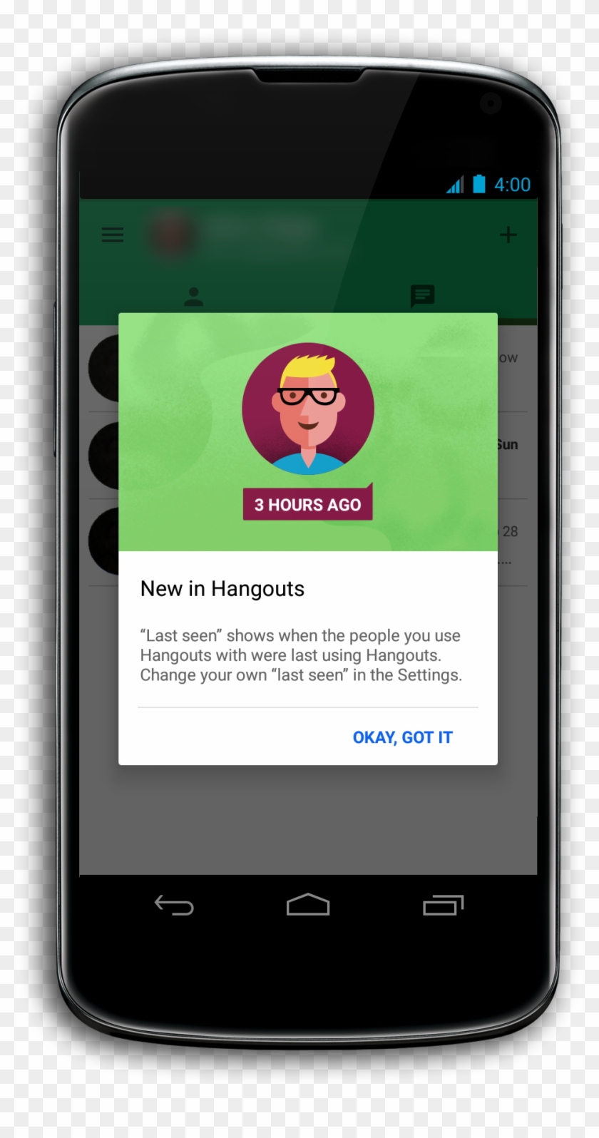 Hangouts - Achievement Pop Up Mobile Clipart #4777125