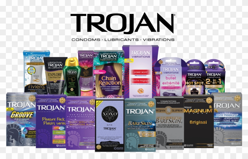View Larger - Trojan Condoms Clipart