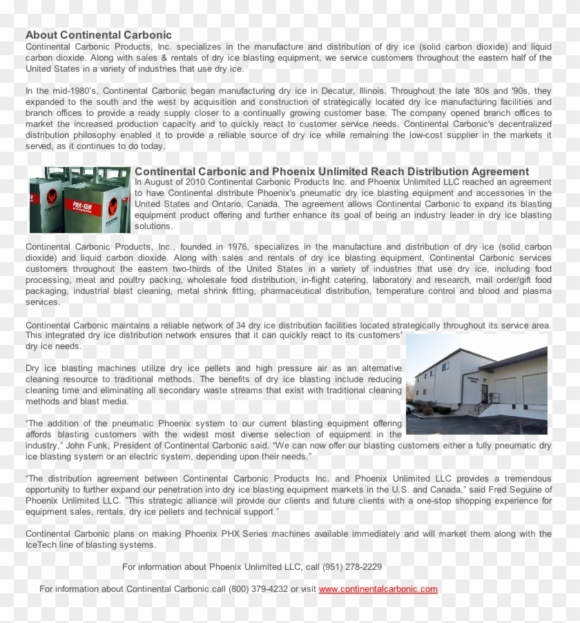 Continental Carboinc And Phoenix Unlimited Llc Dry - Architecture Clipart #4778098