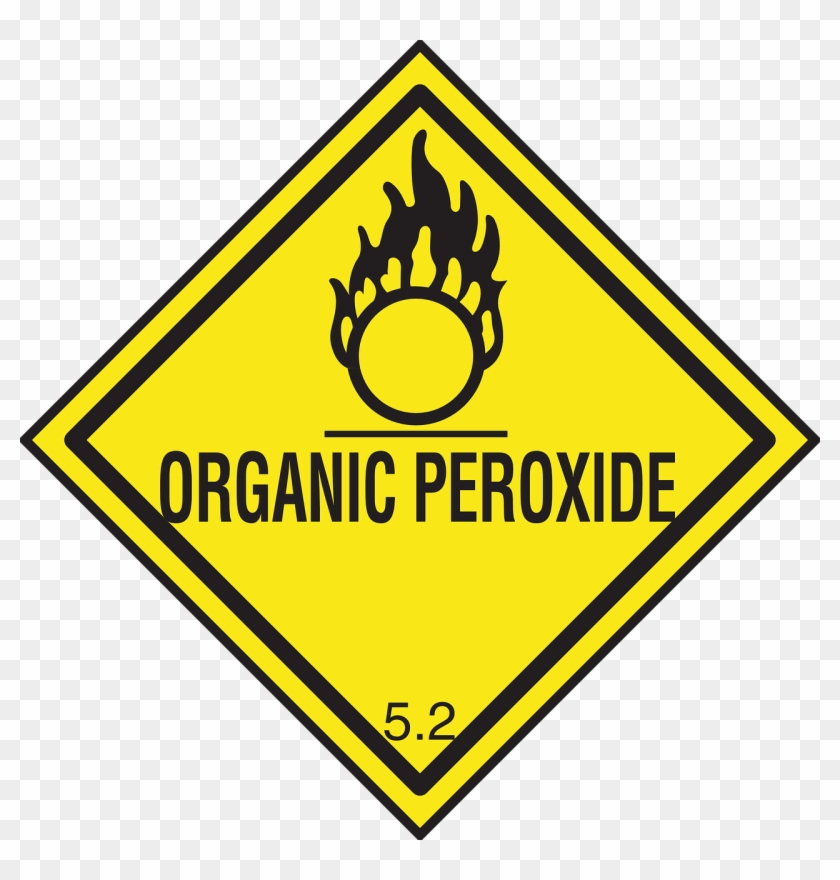 Warning Organic Peroxide - Passing Driving Test Funny Clipart