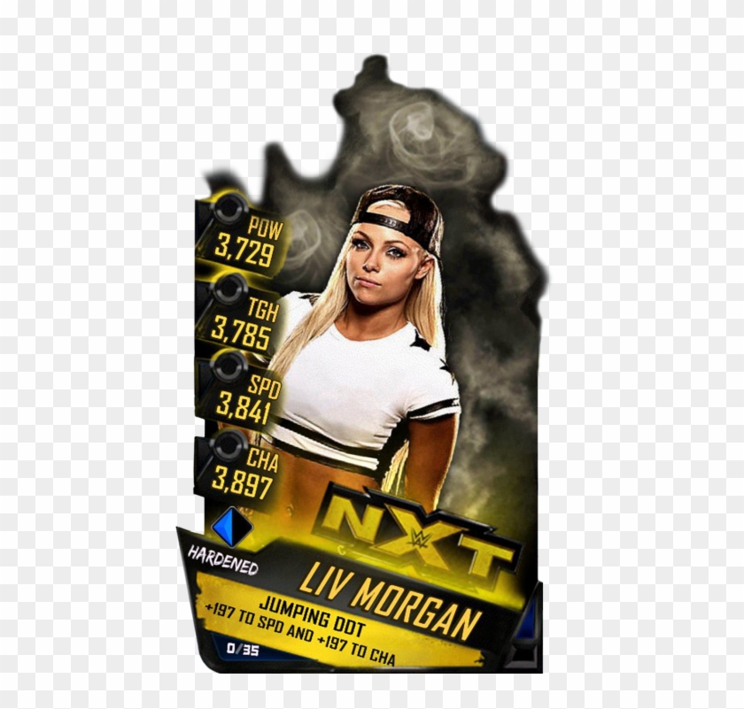 Supercard Livmorgan S3 Hardened Nxt - Liv Morgan Wwe Supercard Clipart #4778263