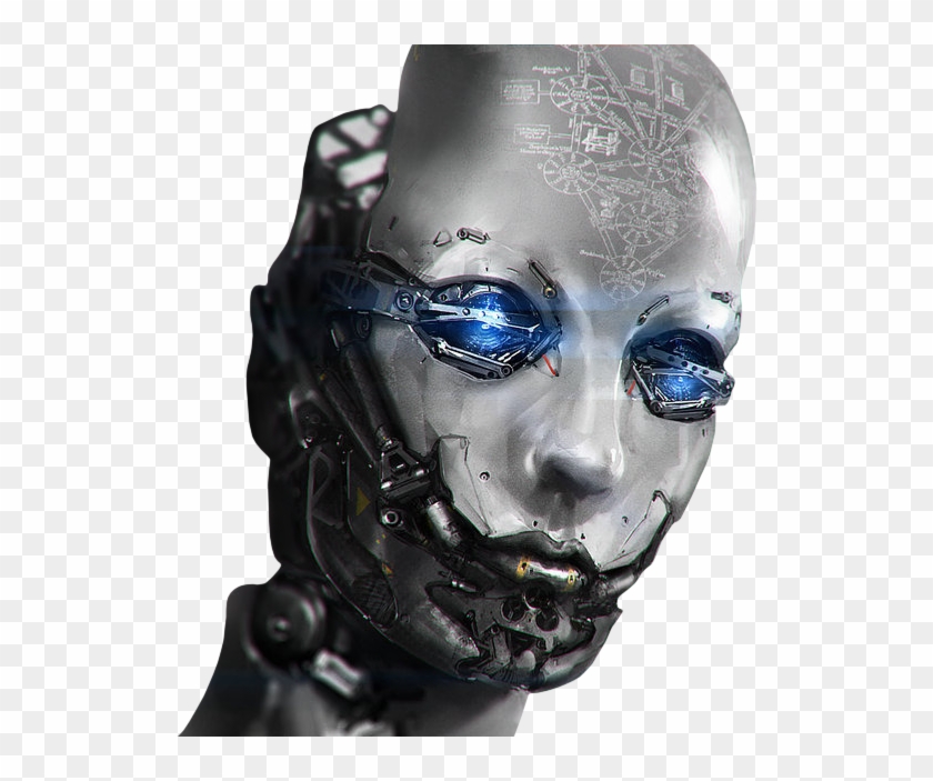 #robot #face - Sexy Robot Clipart