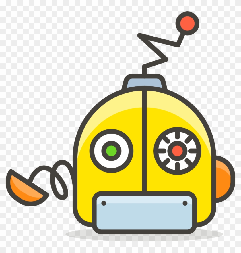 093 Robot Face Clipart