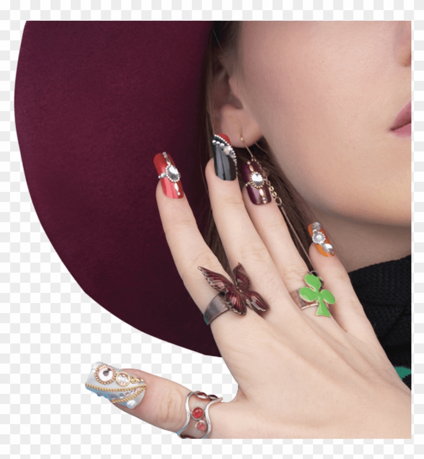 Advertising Poster Nail Art Creative Nail Fig 1000*828 - Nail Art Clipart