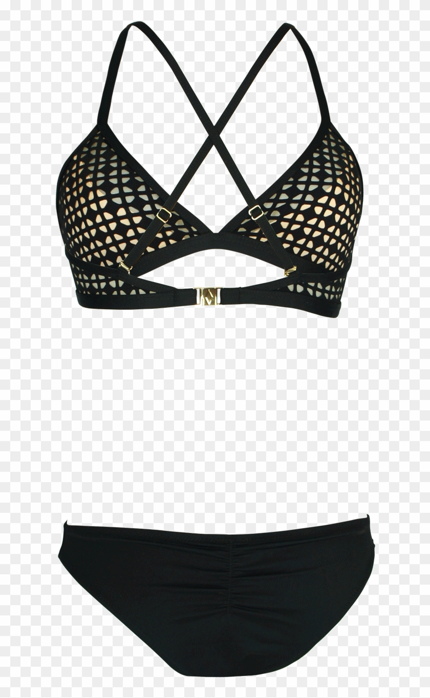 Brissa Laser Cut Triangle Bikini - Bikini Clipart #4779328