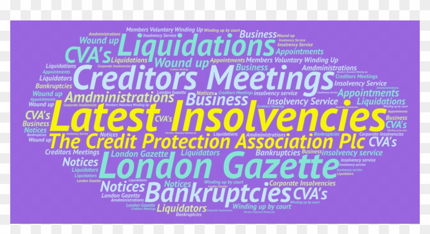 The Latest Insolvencies To 27 Sep - Graphic Design Clipart