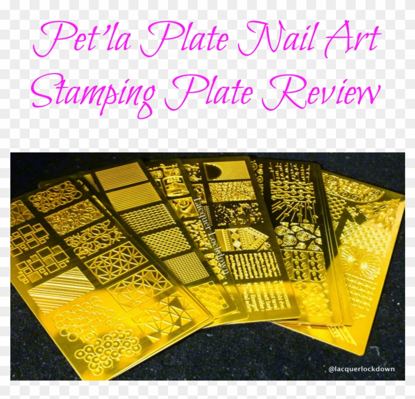 Petla Plate, Pet'la Plate, Nail Art Stamping Plates, - Hakuna Matata In Cursive Clipart