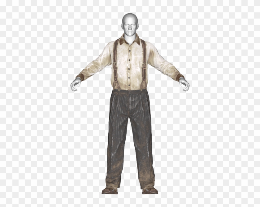 Suspenders And Slacks - Fallout New Vegas Suspenders Clipart