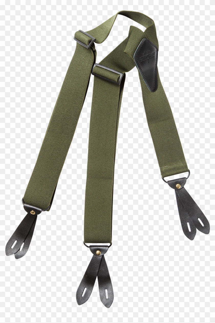 Suspender Strap Green - Bukseseler Clipart