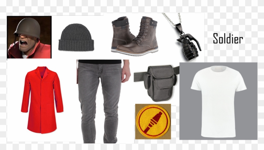 Soilder And Zhanna From Team Fortress - Tf2 Soldier Clipart #4780302