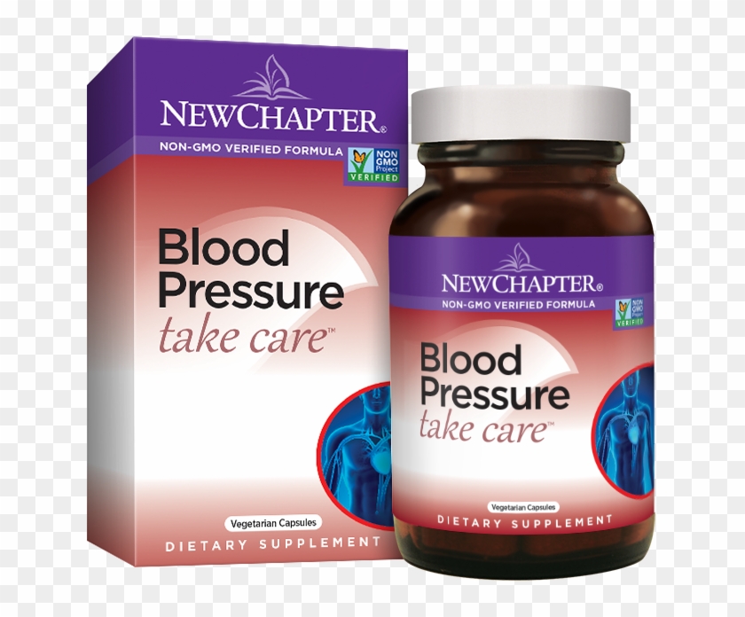 Blood Pressure Take Care Bottle And Packaging - New Chapter Clipart