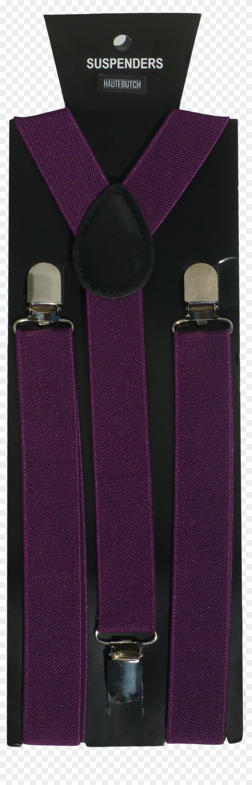 Eggplant Suspenders - Makeup Brushes Clipart