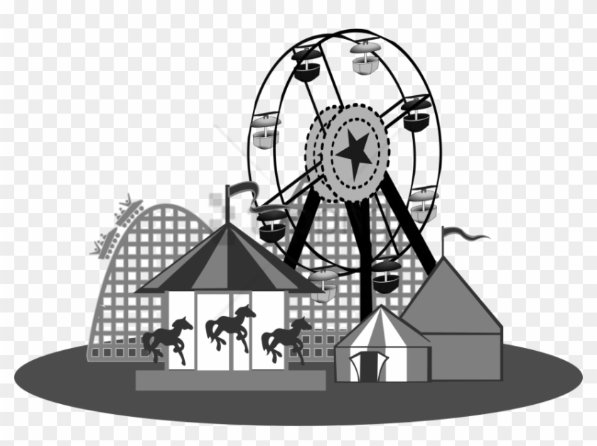 Free Png Carnival Games Png Png Images Transparent - Carnival Black And White Clipart #4781550