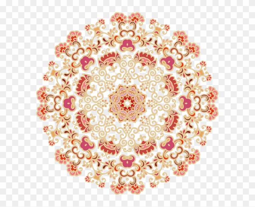 Türk Motif Png - Tezhib Motifleri Png Clipart