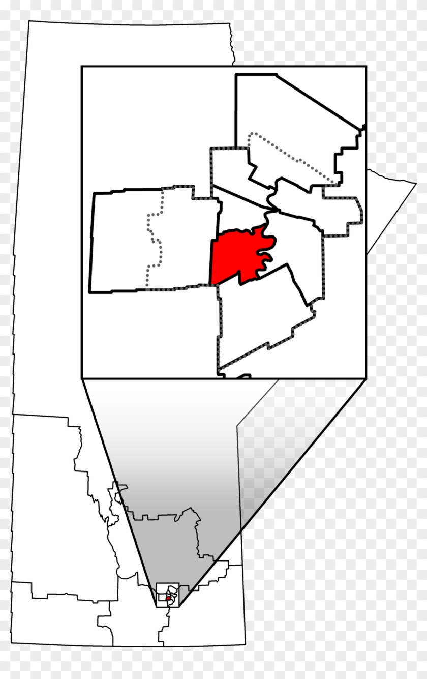 Winnipeg South Centre Riding Map Wikipedia Clipart