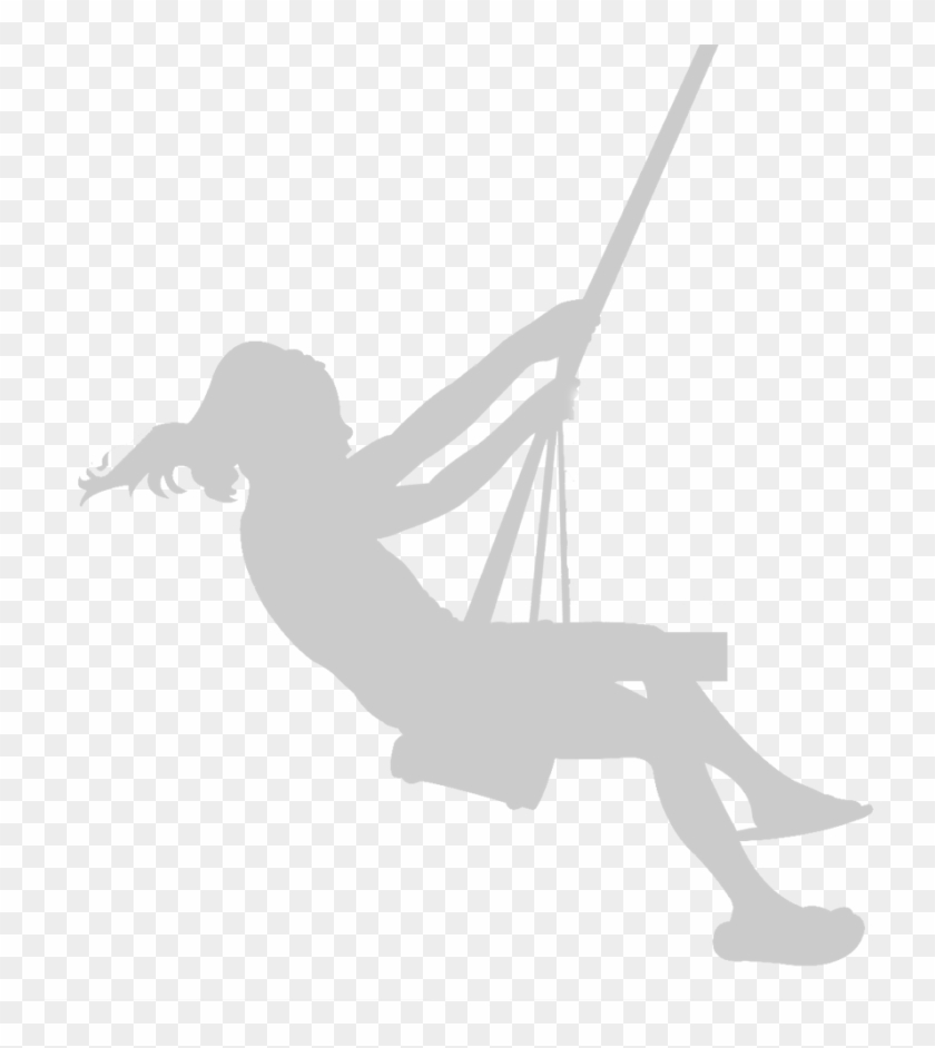 Home - Kids Swing Silhouette Clipart #4782263