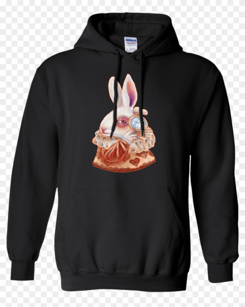 Alice In Wonderland White Rabbit Tee Shirt Pole Shirts - Lyrical Lemonade Hoodie Black Clipart