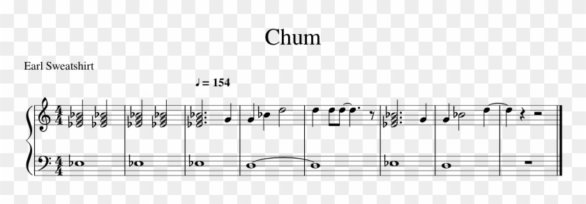 Chum Earl - Sweatshirt - Earl Sweatshirt Chum Piano Chords Clipart #4782423