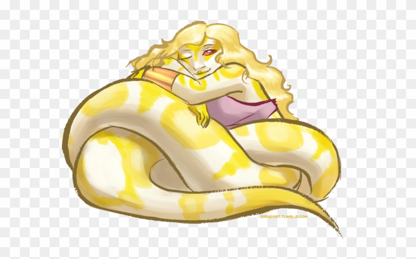 Ball Python Clipart Tribal - Naga Female Deviantart - Png Download #4782756