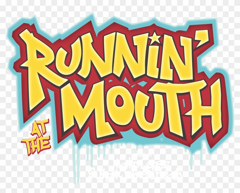 Runnin' At The Mouth Logo - Illustration Clipart