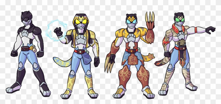 Kamen Rider Jitong And His Forms - Cartoon Clipart