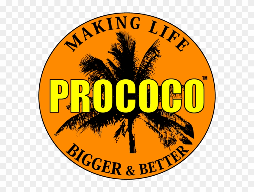 Prococo Coconut Chip - Label Clipart #4783199