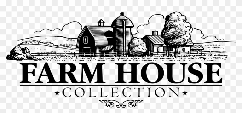 Farm House Collection - Farmhouse Black And White Logo Clipart #4783374