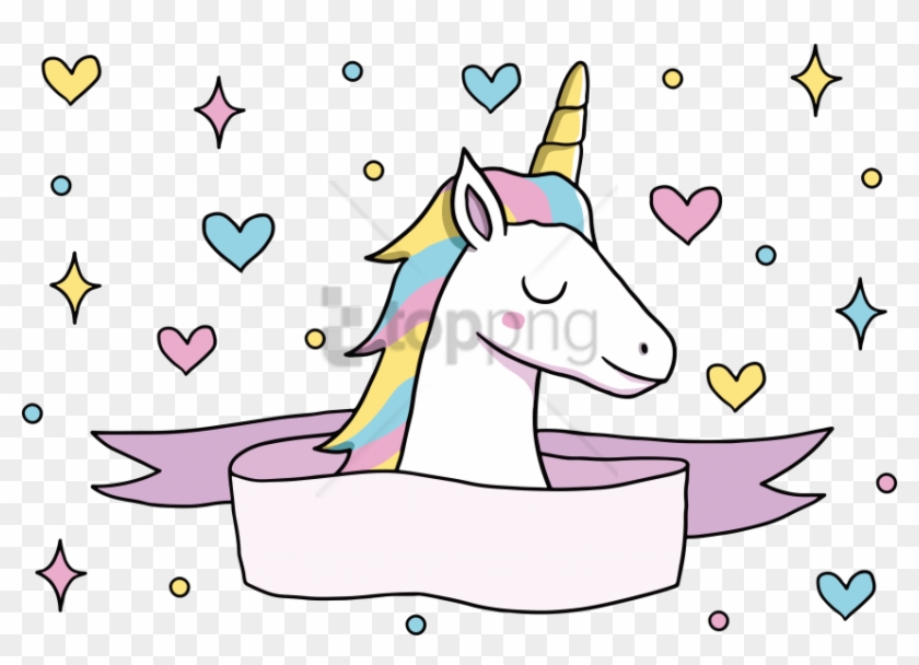 Free Png Romantic Love Unrn Poster - Birthday Pink Unicorn Background Clipart
