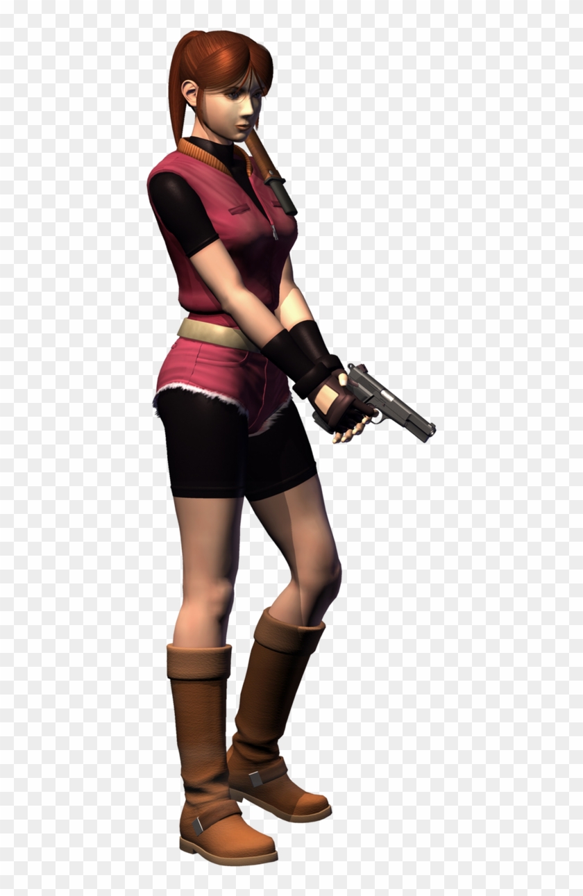 It`s A Mix Of The Classic Render And Makeup From A - Claire Redfield Resident Evil 2 1998 Clipart