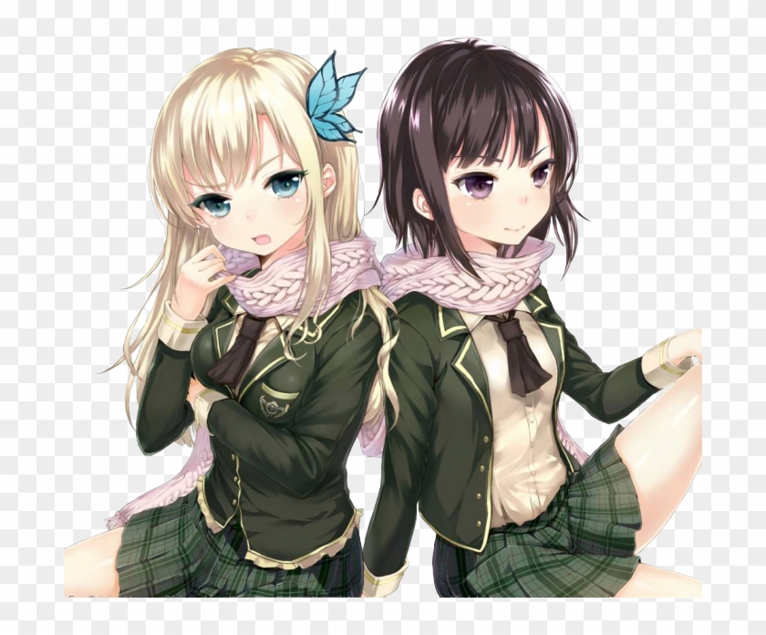 706kib, 724x724, Sena Kashiwazaki And Yozora Mikazuki[1] - Memes Fistful Of Yens Clipart #4783775