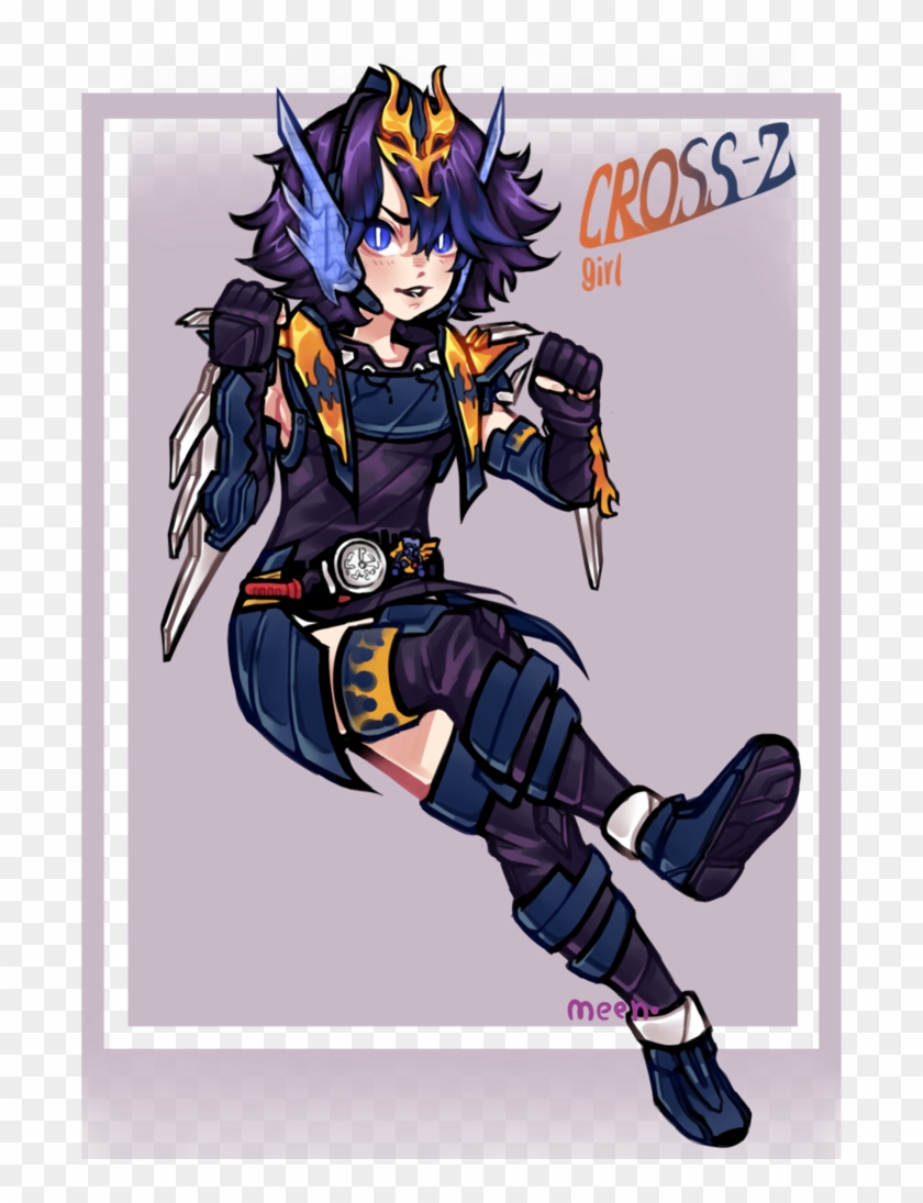 Genderbent Cross-z I Also Edited A Pic Of Her And Buildgirl - Kamen Rider Build Genderbend Clipart