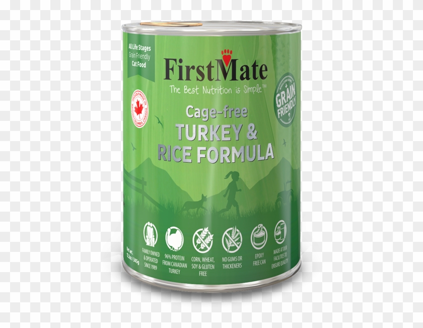 Firstmate Cat Gfriendly Free Run Turkey W/rice 12/12 - Caffeinated Drink Clipart