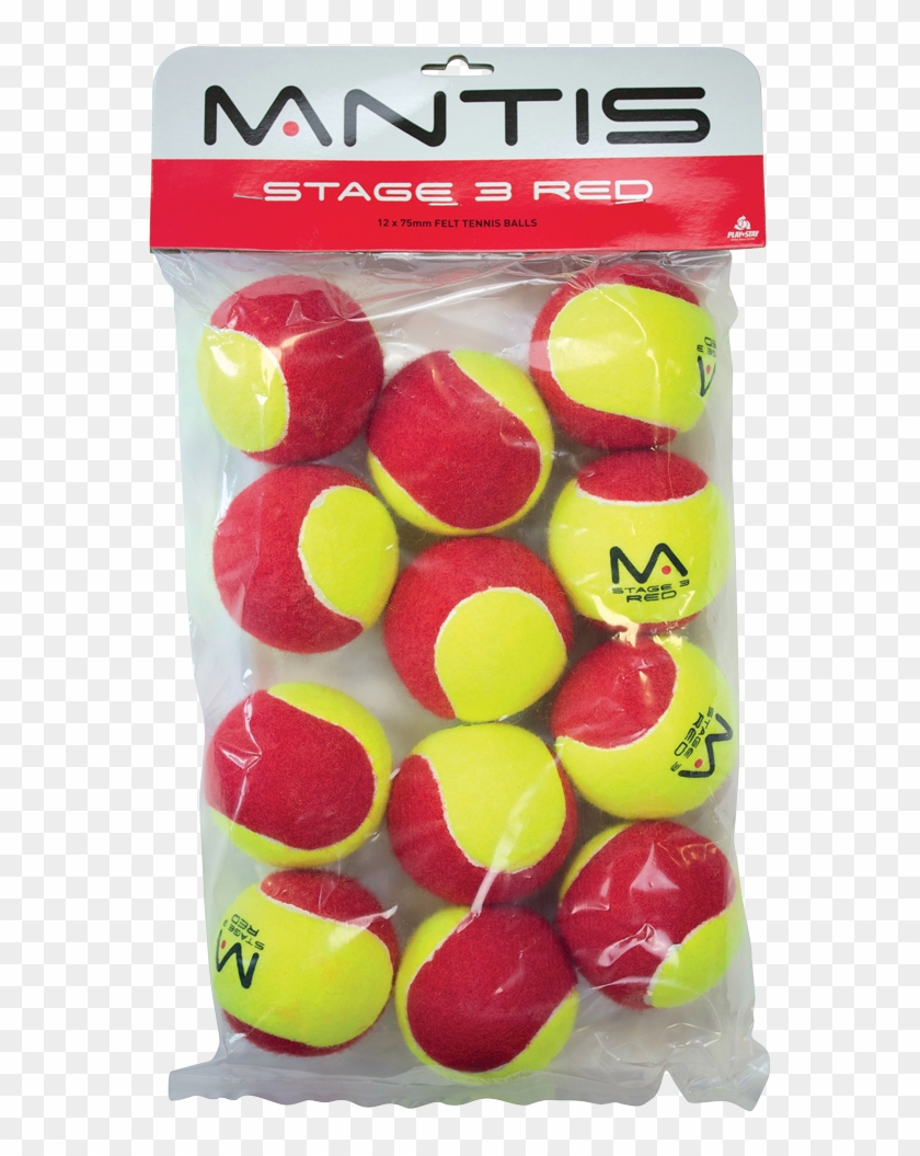 Mantis Stage 3 Red Balls - Stage 1 Tennis Balls Clipart #4784493