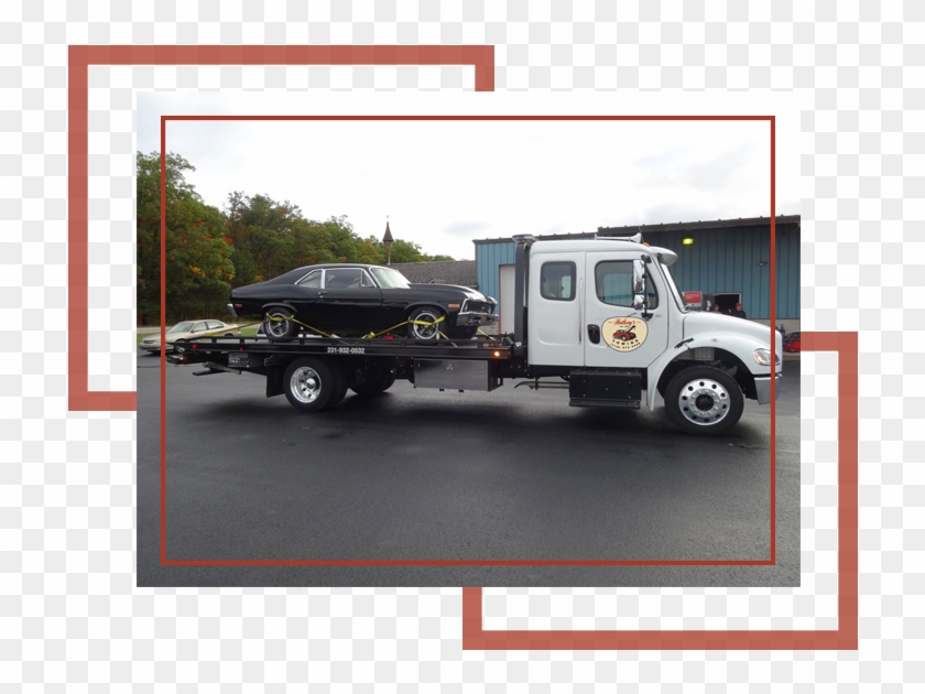 Since Flatbed Towing Gets Your Entire Car Up Off The - Pickup Truck Clipart #4784549