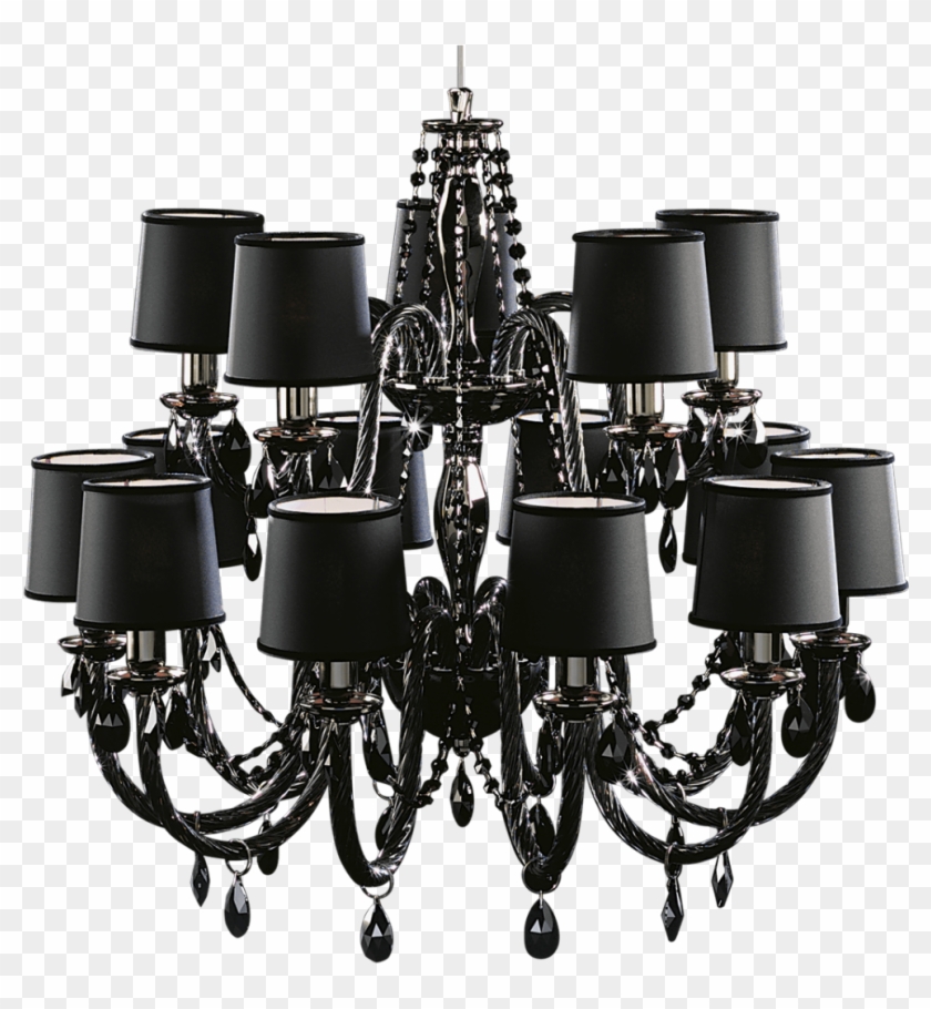Chandelier In Black - Italamp 445 10 5 Clipart