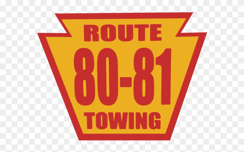 Route 80& 81 Towing - Sign Clipart #4785225