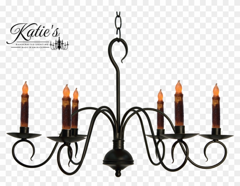 Katie's Handcrafted Lighting Franklin Candle Chandelier - Chandelier Clipart