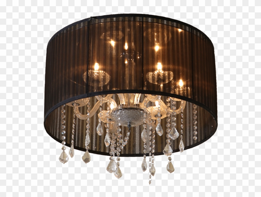 Round Black Chandelier - Chandelier Clipart #4785332