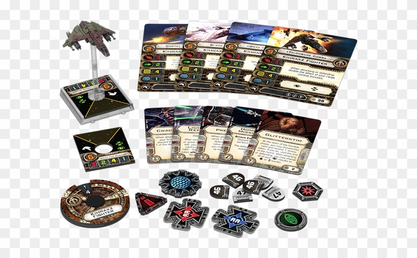 Star Wars X-wing - Kihraxz Fighter Expansion Clipart