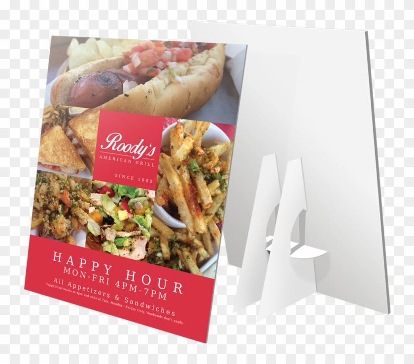 Custom Printed Table Sign With Easel Back Stand - Counter Cards Easel Back Clipart #4785643