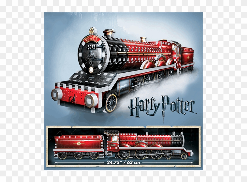 1 Of - 3d Puzzel Harry Potter Trein Clipart #4785984