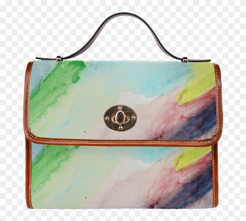 Ocean Rainbow Waterproof Canvas Bag/all Over Print - Canvas Clipart
