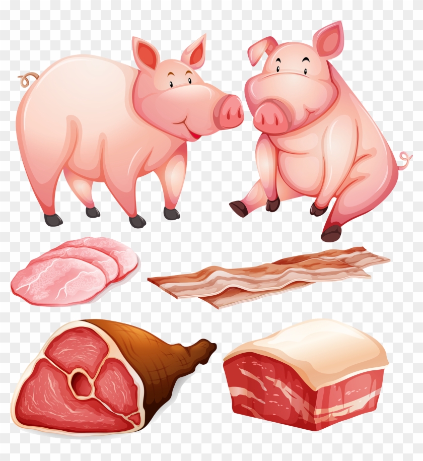 Pork Clipart Pig Snout - Pig Flashcard - Png Download