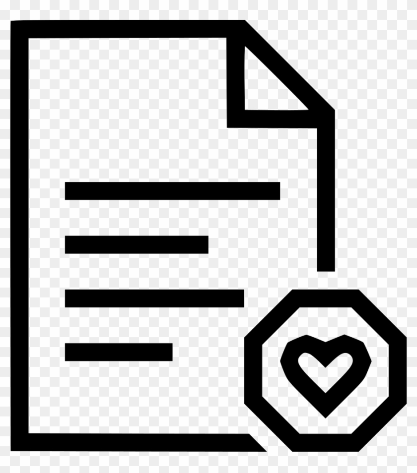 Text Page Paper Heart Favourite Comments - Pdf Paper Icon Png Clipart